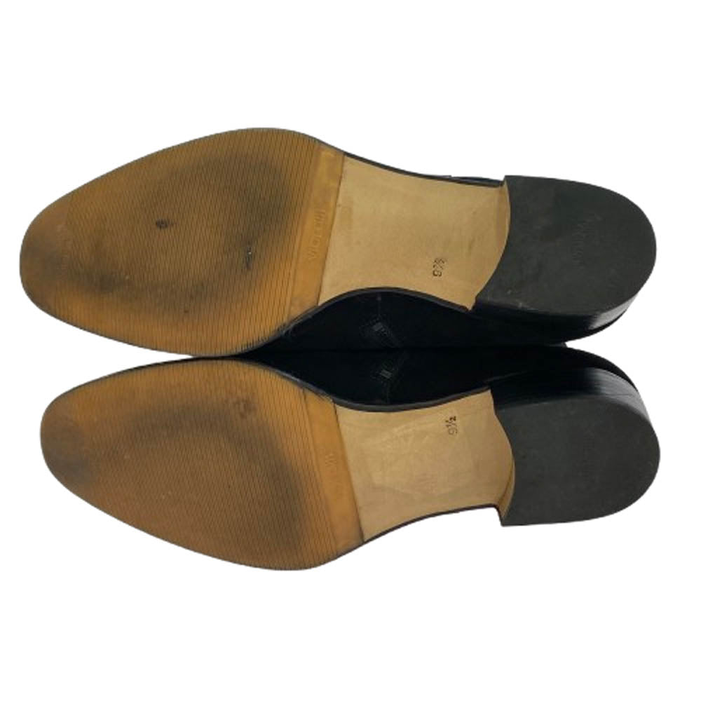 ダブルエイチ WHA-6900S サイドジップ スエード ブーツ ブラック系 9.5【中古】