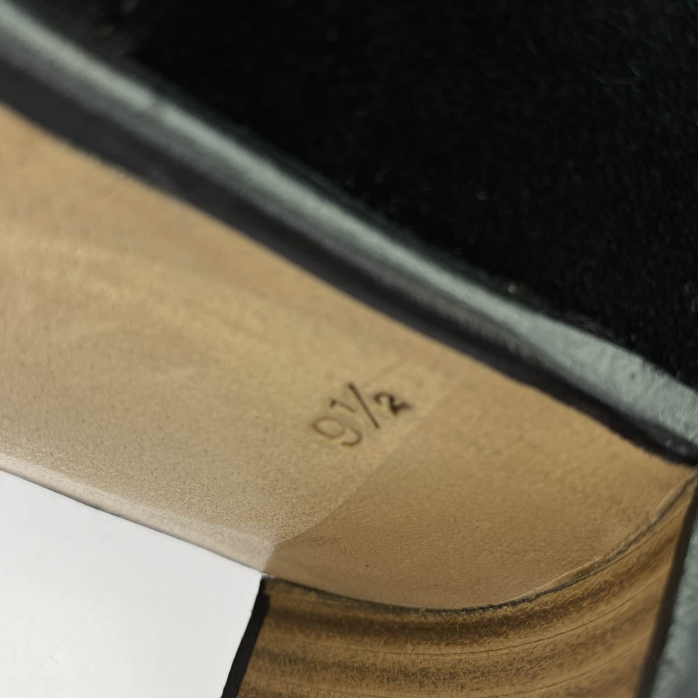 ダブルエイチ WHA-6900S サイドジップ スエード ブーツ ブラック系 9.5【中古】