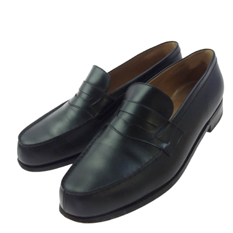 J.M WESTON ジェイエムウエストン 41-101-180-1F 180 シグニチャーローファー レザー シューズ ブラック系 8D【中古】