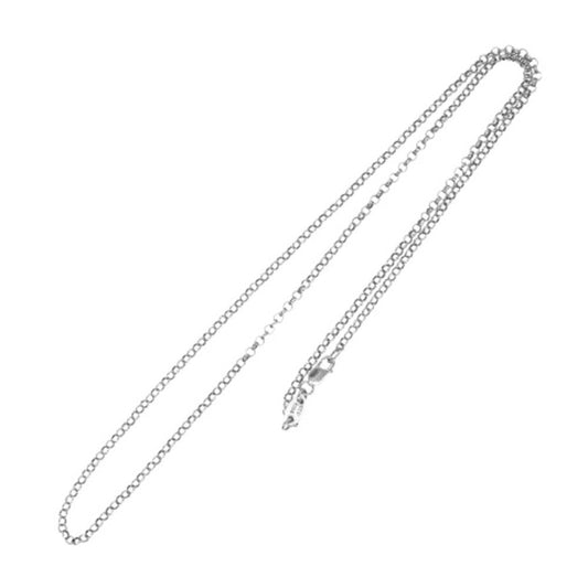 CHROME HEARTS クロムハーツ（原本無） UNITED ARROWS購入レシート付属 NECKCHAIN R20 ロールチェーン ネックレス 20inch 20インチ シルバー系【美品】【中古】