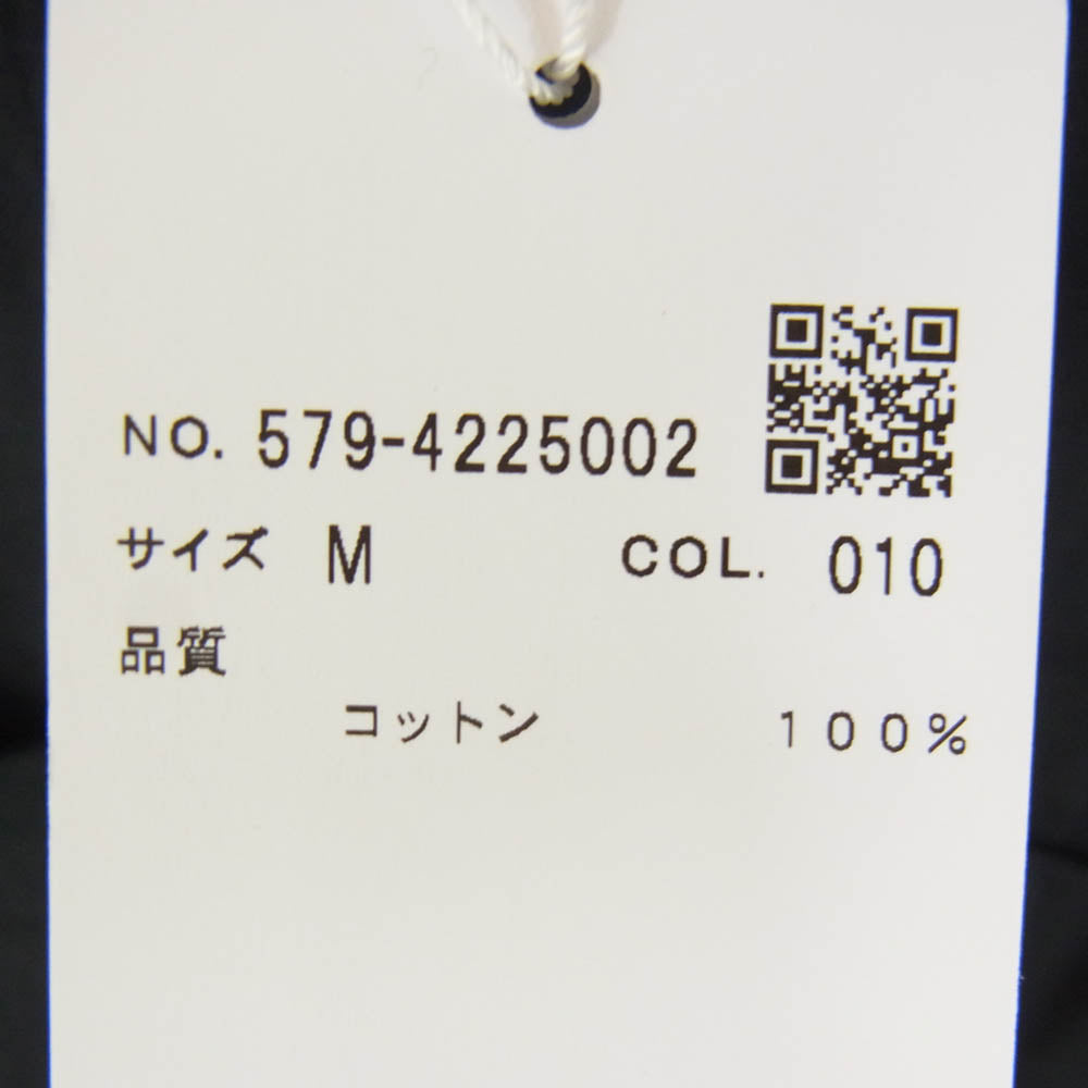 MARGARET HOWELL マーガレットハウエル 579-4225002 DENSE COTTON CANVAS コットン キャンバス ベスト ブラック系 M【新古品】【未使用】【中古】