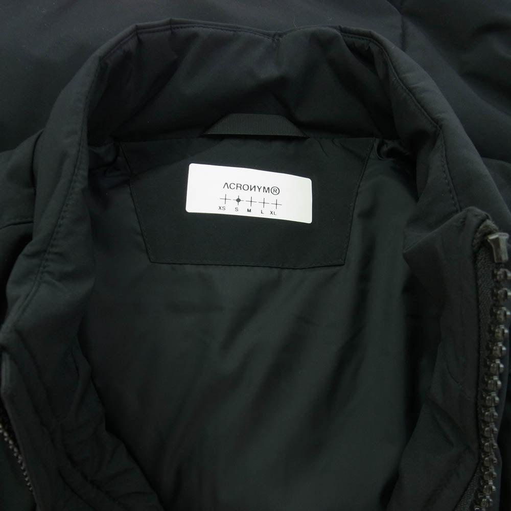 ACRONYM アクロニウム 22-23AW V91-WS GORE-TEX INFINIUM WINDSTOPPER PRIMALOFT MODULAR LINER VEST GTX ゴアテックス ウィンドストッパー プリマロフト ライナー ベスト ブラック系 S【極上美品】【中古】