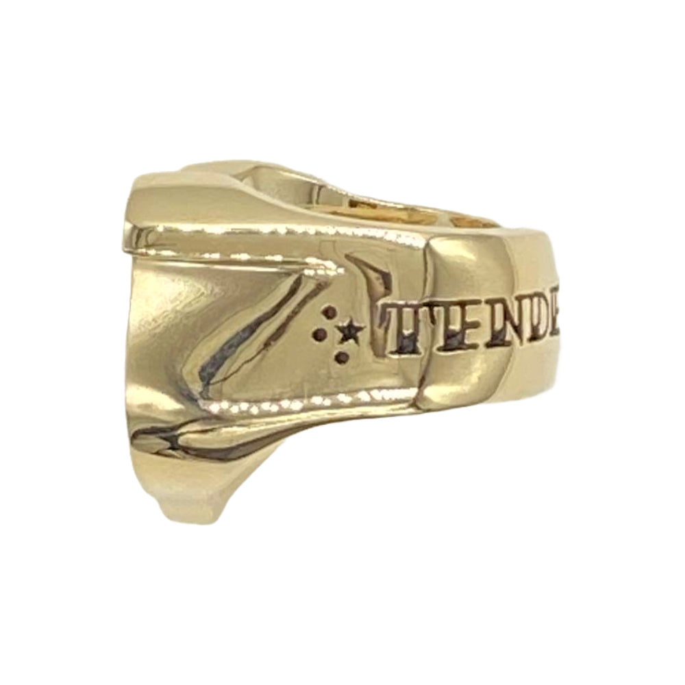 TENDERLOIN テンダーロイン 【新品仕上げ済】T-H.S RING 8K ゴールド ホース シュー リング 40.11ｇ ゴールド系 ゴールド系 14号【美品】【中古】