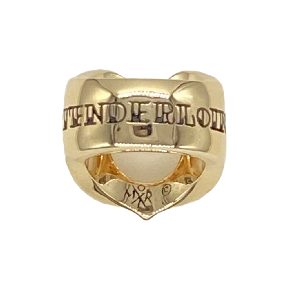 TENDERLOIN テンダーロイン 【新品仕上げ済】T-H.S RING 8K ゴールド ホース シュー リング 40.11ｇ ゴールド系 ゴールド系 14号【美品】【中古】