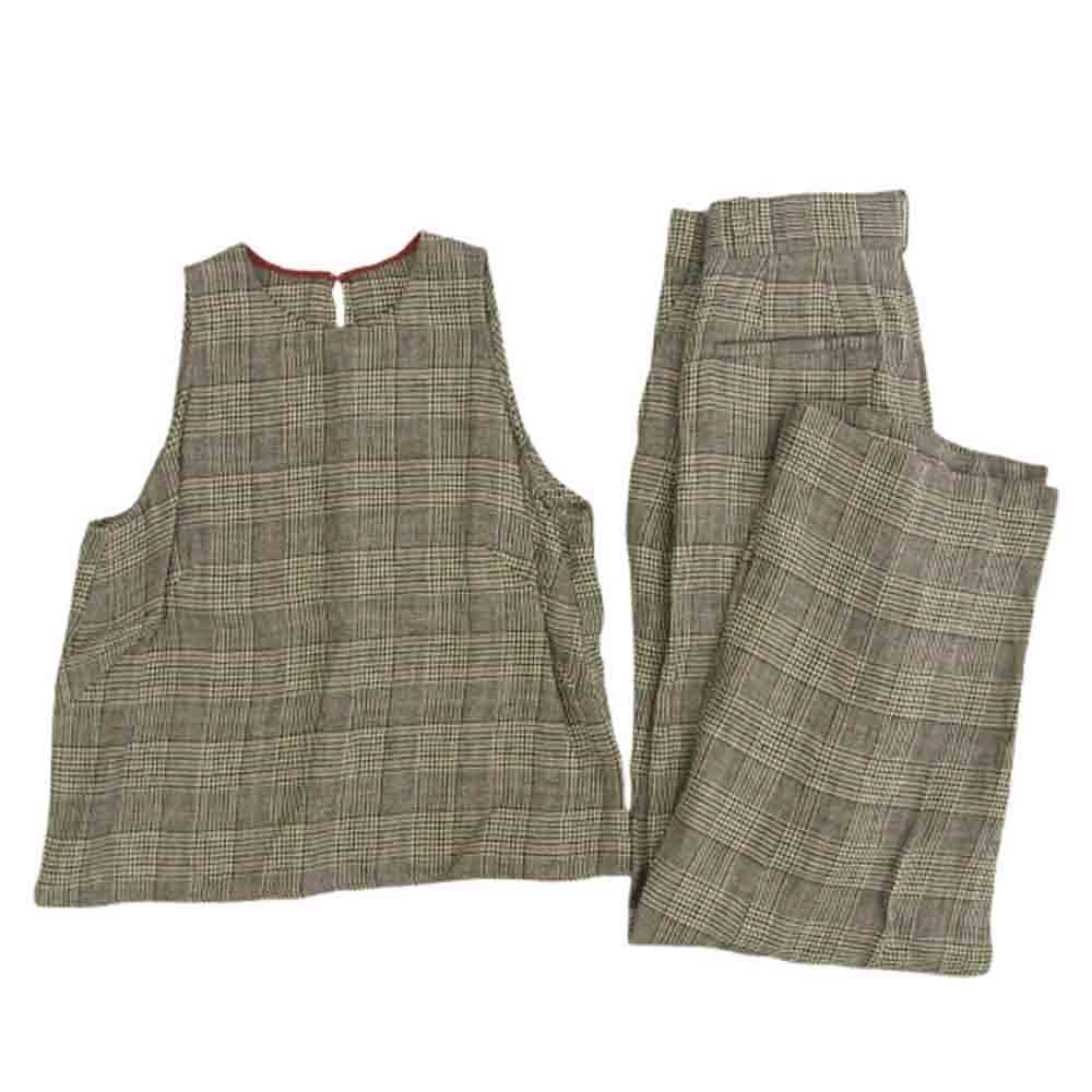 ノーブル 24-051-240-1200-2-0 N.Jam エヌジャム チェック柄 アメスリ プルオーバー トップス パンツ セットアップ マルチカラー系 38【中古】