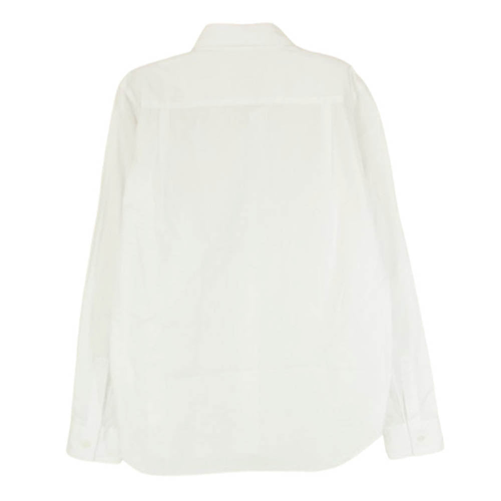 PLAY COMME des GARCONS プレイコムデギャルソン AD2022 AZ-B001 ハートロゴワッペン 長袖 シャツ ブラウス ホワイト系 L【中古】