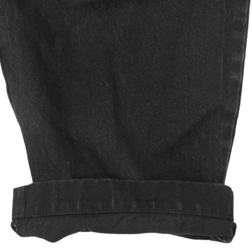 ジョンリンクス JL223-PT845 ベルテッド ワイド デニムパンツ ブラック系 34【中古】