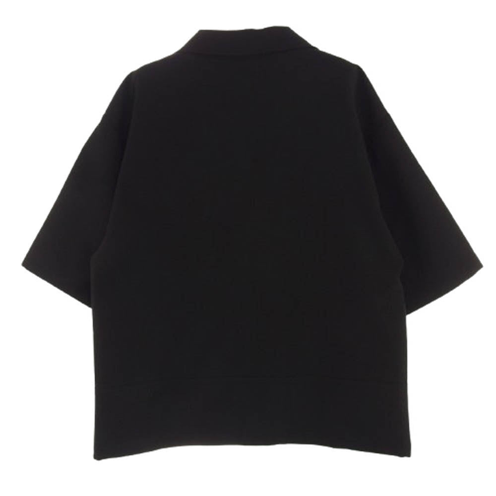 トゥー フリル シャツ ブラウス ブラック系 サイズ不明4【中古】