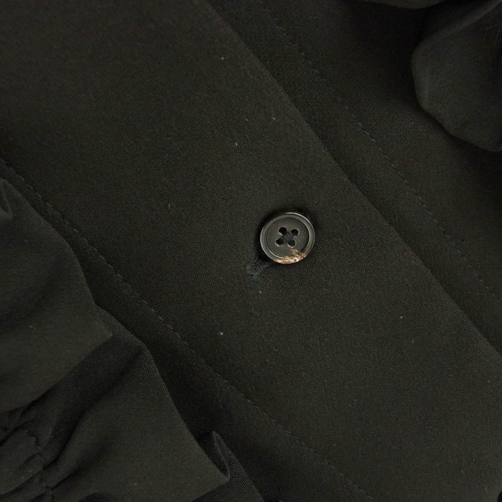 トゥー フリル シャツ ブラウス ブラック系 サイズ不明4【中古】