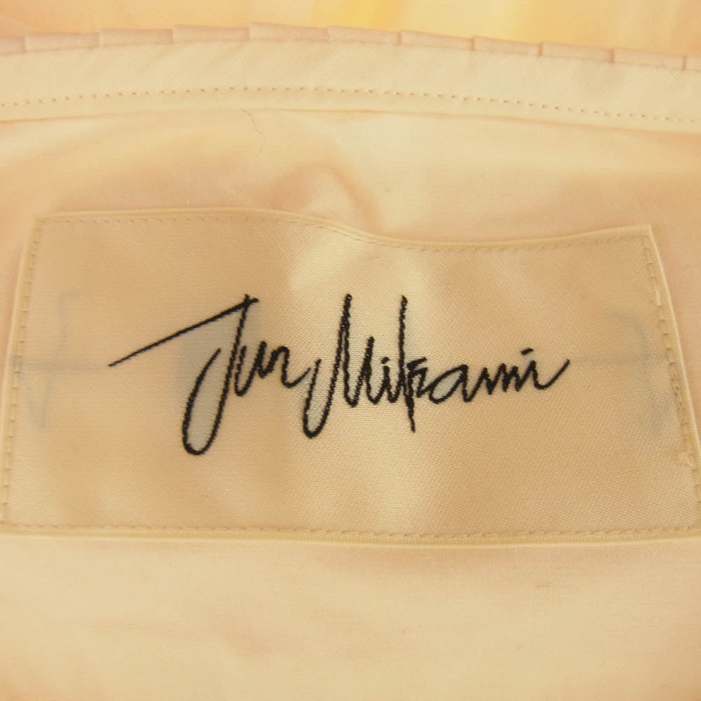 ジュンミカミ 23SS プリーツカラー シャツ ジャケット ベージュ系5【中古】