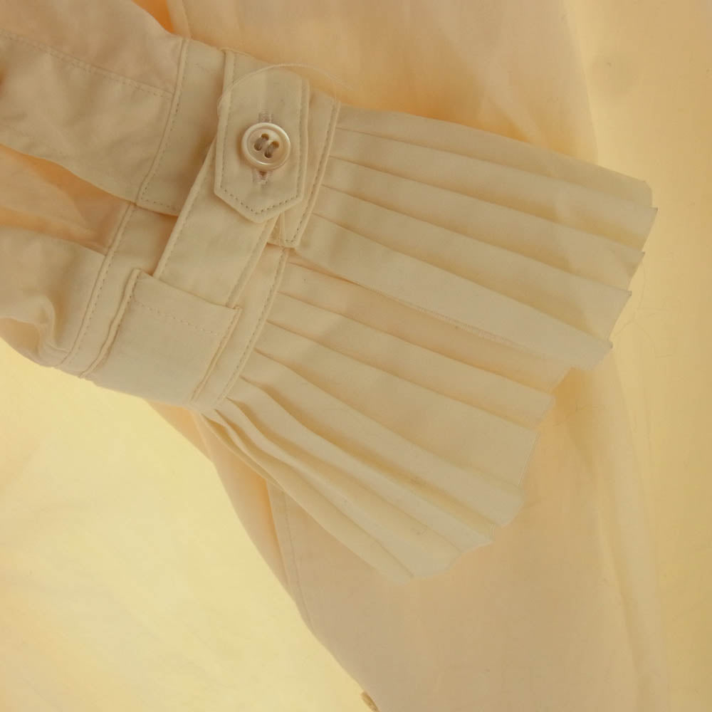 ジュンミカミ 23SS プリーツカラー シャツ ジャケット ベージュ系5【中古】