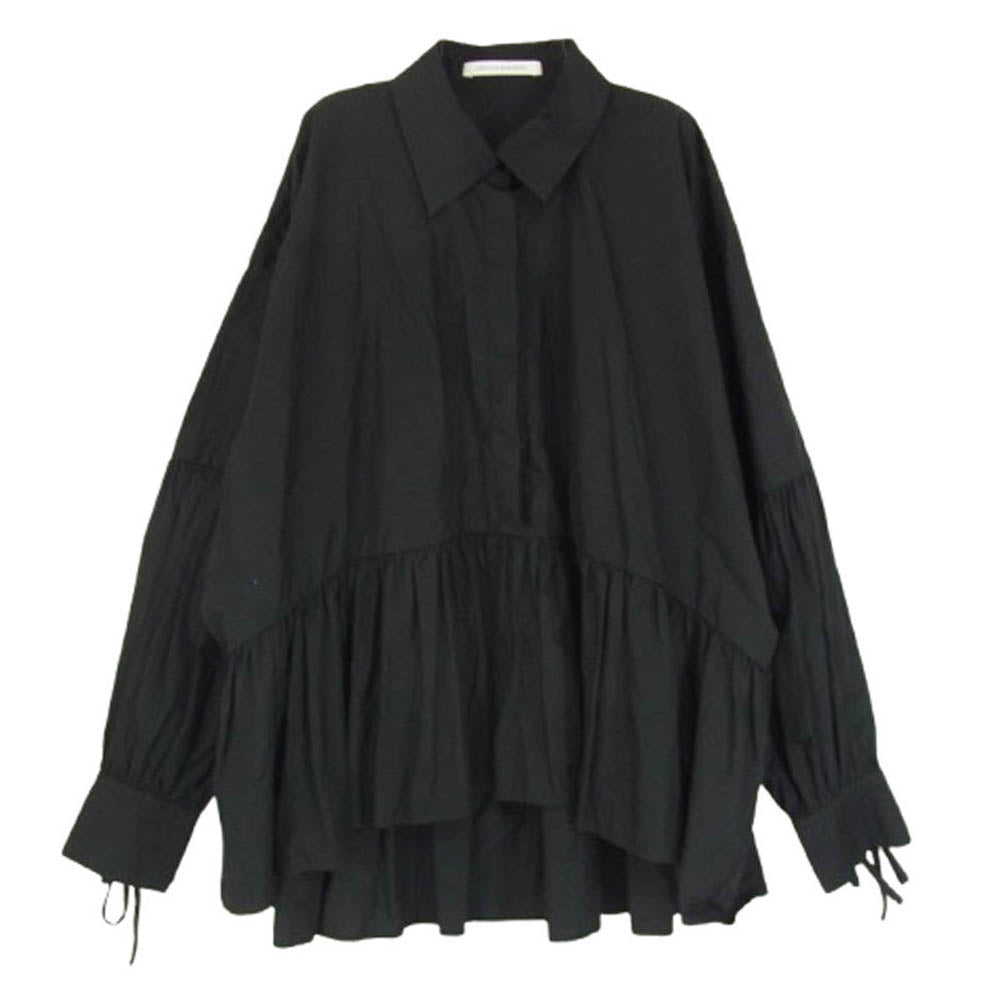 セシリー・バンセン プルオーバー 長袖ブラウス シャツ ブラック系 UK6【中古】