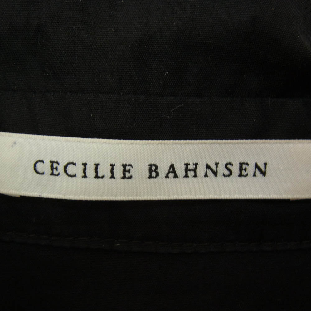 セシリー・バンセン プルオーバー 長袖ブラウス シャツ ブラック系 UK6【中古】