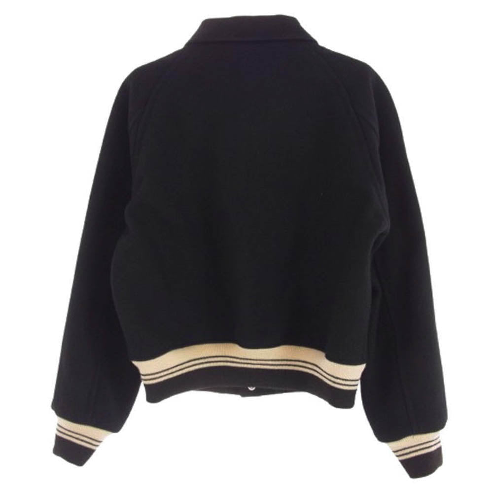 BUTCHER PRODUCTS ブッチャープロダクツ 24AW 754 CLUB JACKET ウール ブルドッグパッチ クラブジャケット スタジャン ブラック系 42【中古】