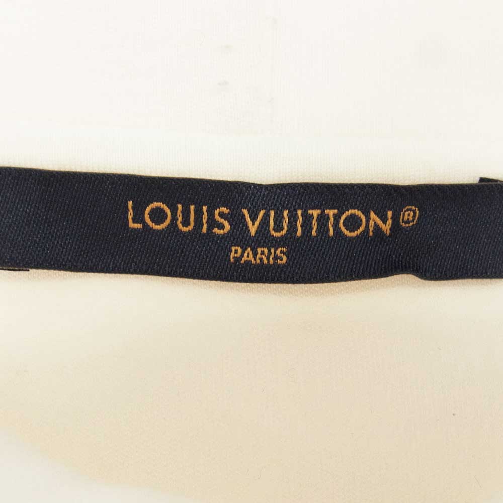LOUIS VUITTON ルイ・ヴィトン 24SS RM241 CFJ HQY87W エンブロイダードジャージーフーディ パールコード プルオーバーパーカー ホワイト系 L【中古】