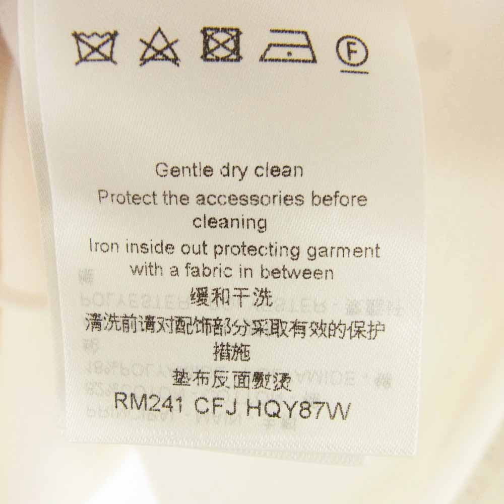 LOUIS VUITTON ルイ・ヴィトン 24SS RM241 CFJ HQY87W エンブロイダードジャージーフーディ パールコード プルオーバーパーカー ホワイト系 L【中古】