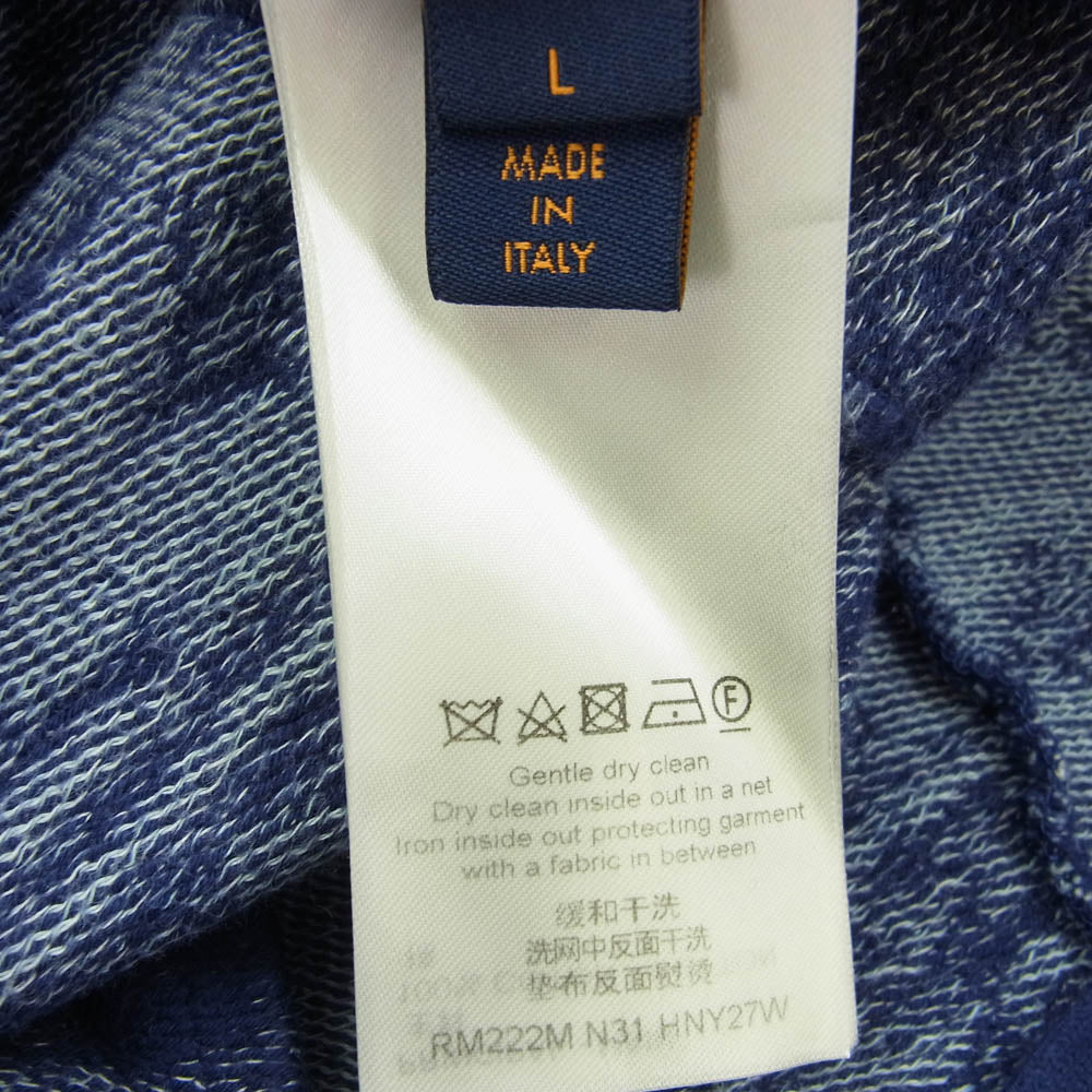 LOUIS VUITTON ルイ・ヴィトン 22AW RM222 N31 HNY27W モノグラム バンダナ ショートパンツ ショーツ ブルー系 L【中古】