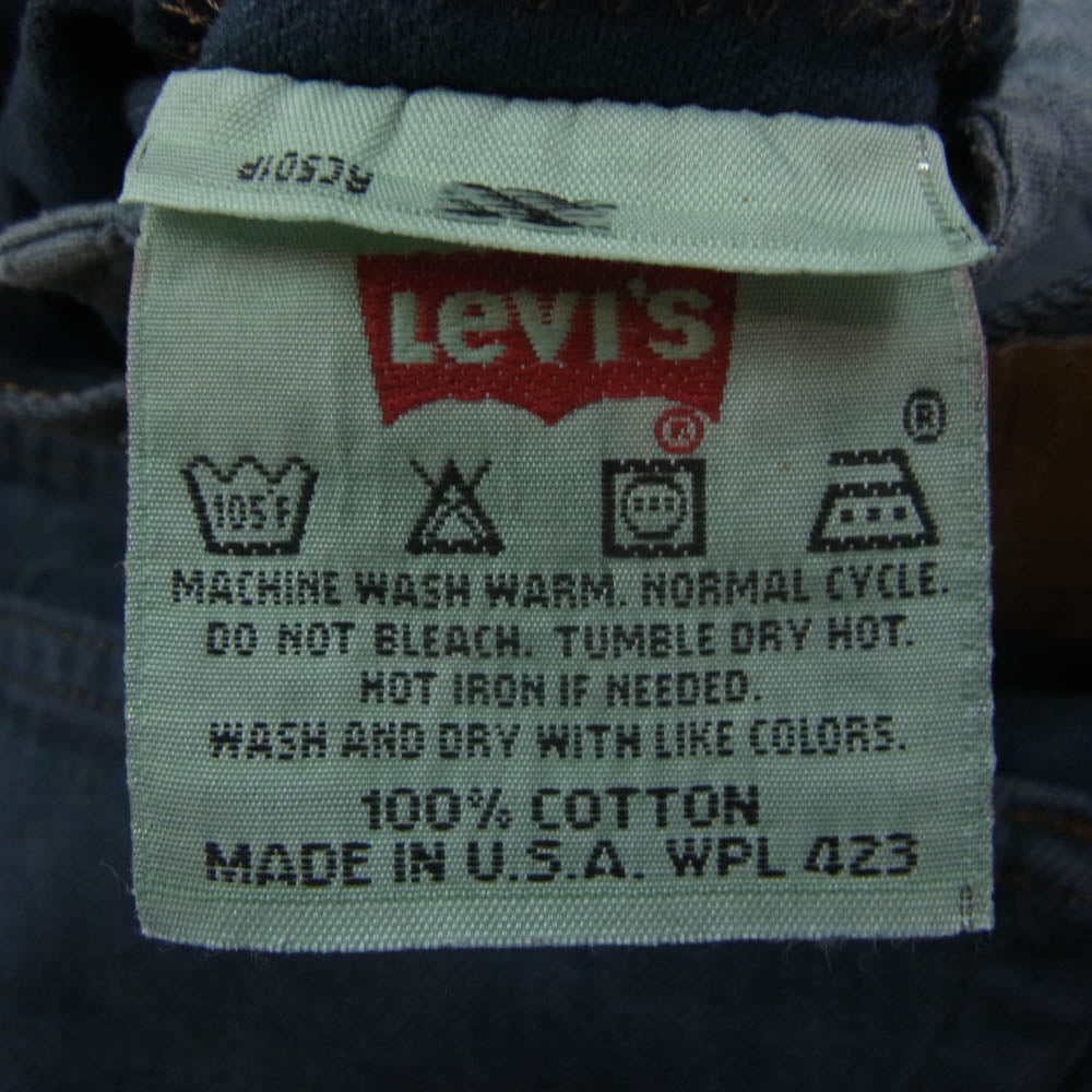 Levi's リーバイス 501 USA製 90s スモールe デニム パンツ ネイビー系 W32L32【中古】