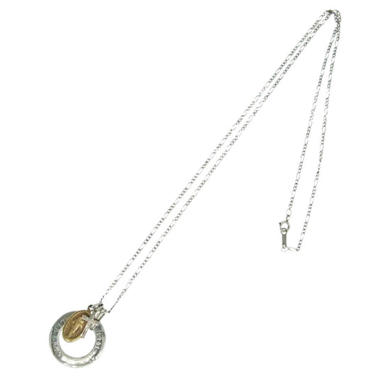 アンプジャパン LIBERTY Maria Necklace マリアメダイ クロス コイン 3連ネックレス シルバー系【中古】