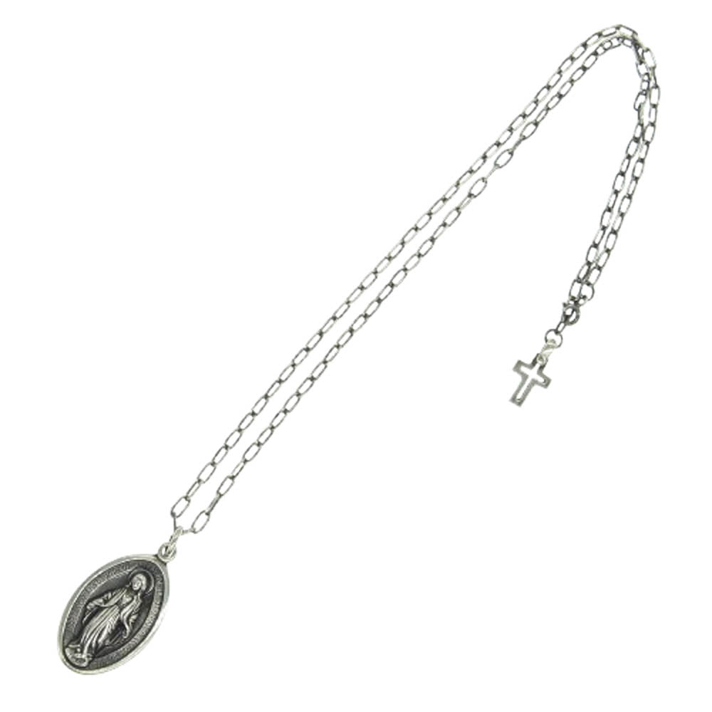 アンプジャパン Maria Necklace マリアメダイ クロス ネックレス シルバー系【中古】