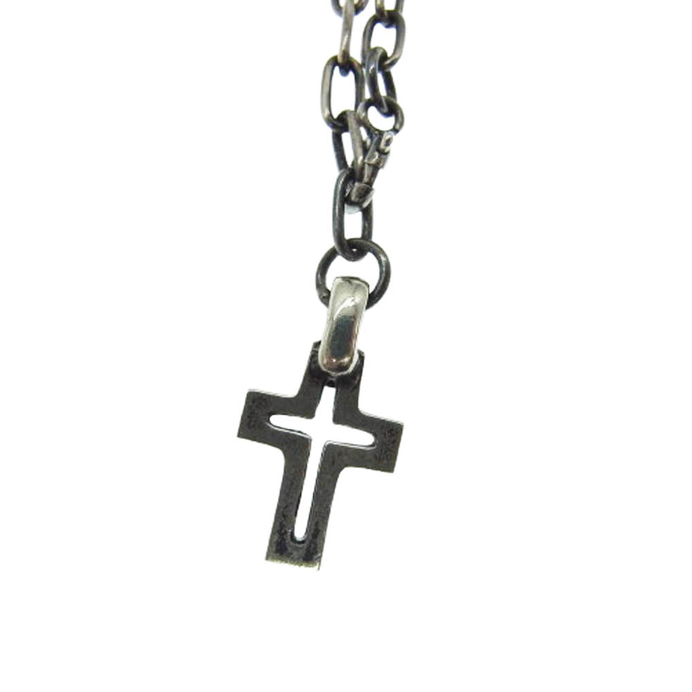 アンプジャパン Maria Necklace マリアメダイ クロス ネックレス シルバー系【中古】