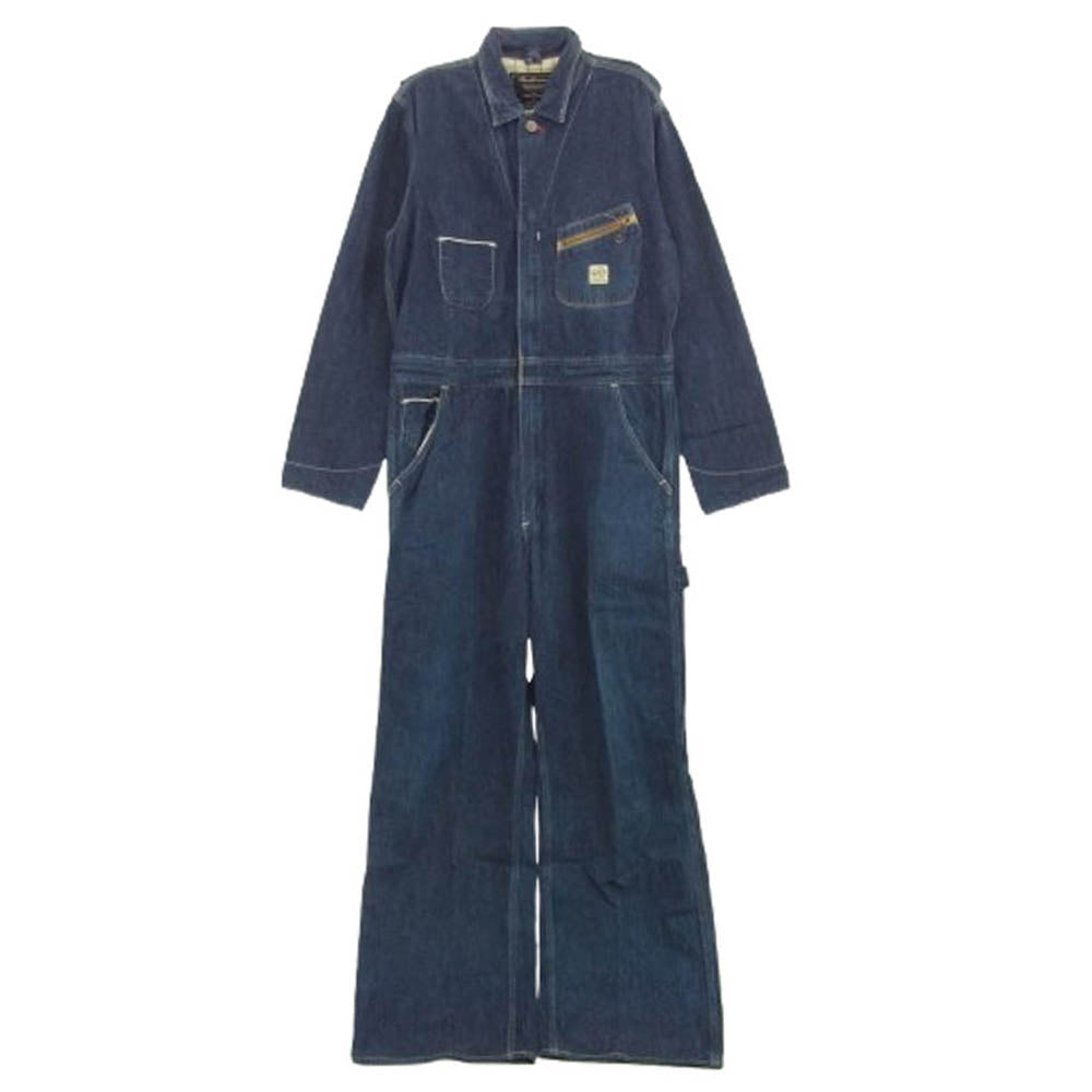 アナクロノーム デニム オールインワン ツナギ インディゴブルー系 02【中古】