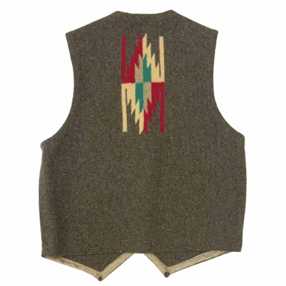 ORTEGA オルテガ Chimayo Vest ヴィンテージ チマヨ ベスト グレー系 38【中古】