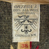 ORTEGA オルテガ Chimayo Vest ヴィンテージ チマヨ ベスト グレー系 38【中古】