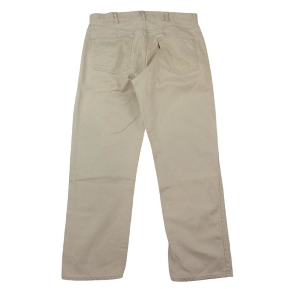 Levi's リーバイス Vintage 60s BIGE ボタン裏6刻印 42 TALAON 911B ピケパンツ オフホワイト系【中古】
