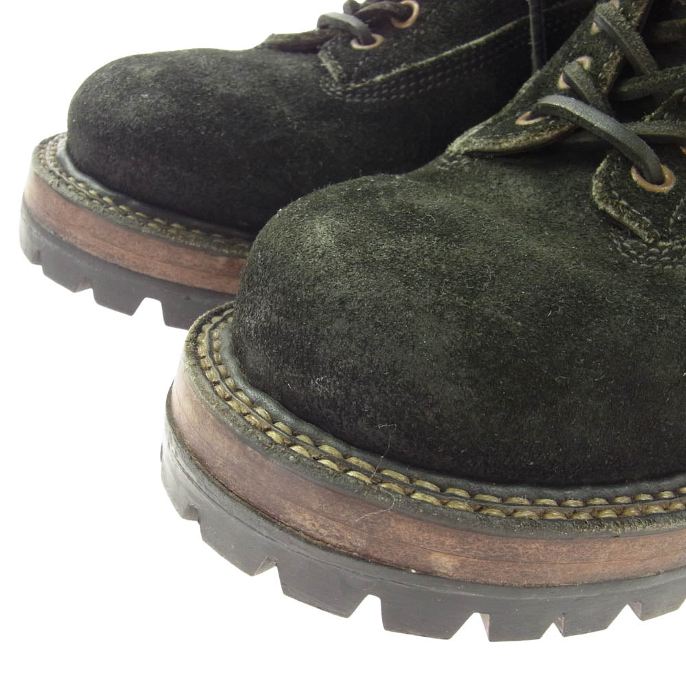 WHITE'S BOOTS ホワイツブーツ SMOKE JUMPER スモーク ジャンパー スエード レザー ブーツ ブラック ブラック系 8.5【中古】