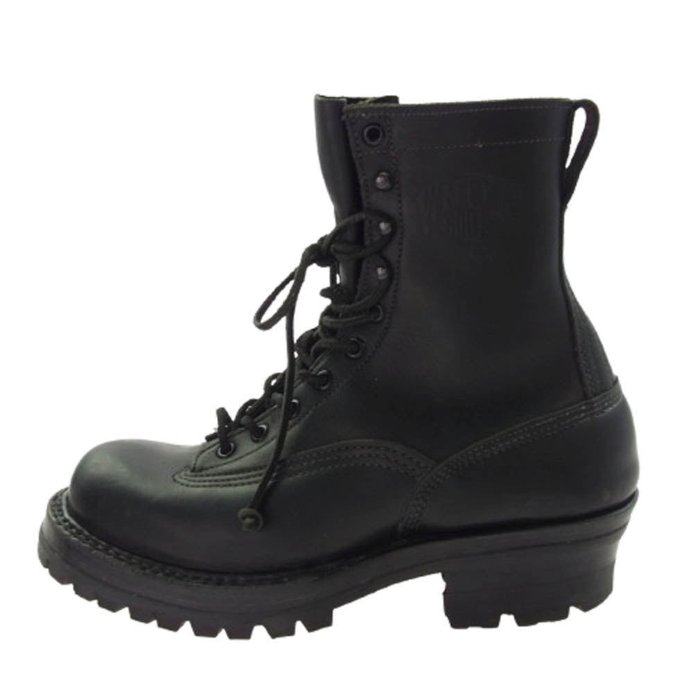 WHITE'S BOOTS ホワイツブーツ SMOKE JUMPER スモーク ジャンパー レザー ブーツ ブラック ブラック系 8.5【中古】