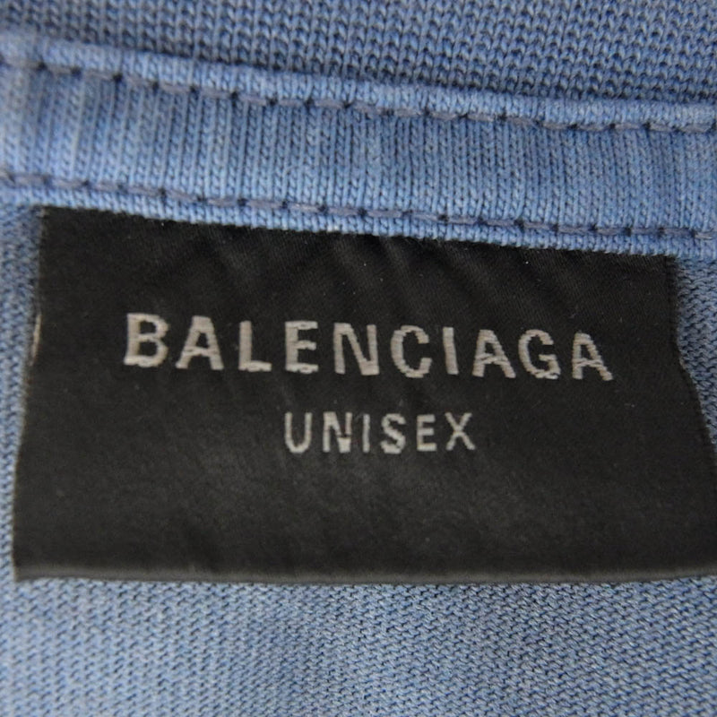 BALENCIAGA バレンシアガ 24SS 739028 TQV01 Paris Moon Oversized Tee