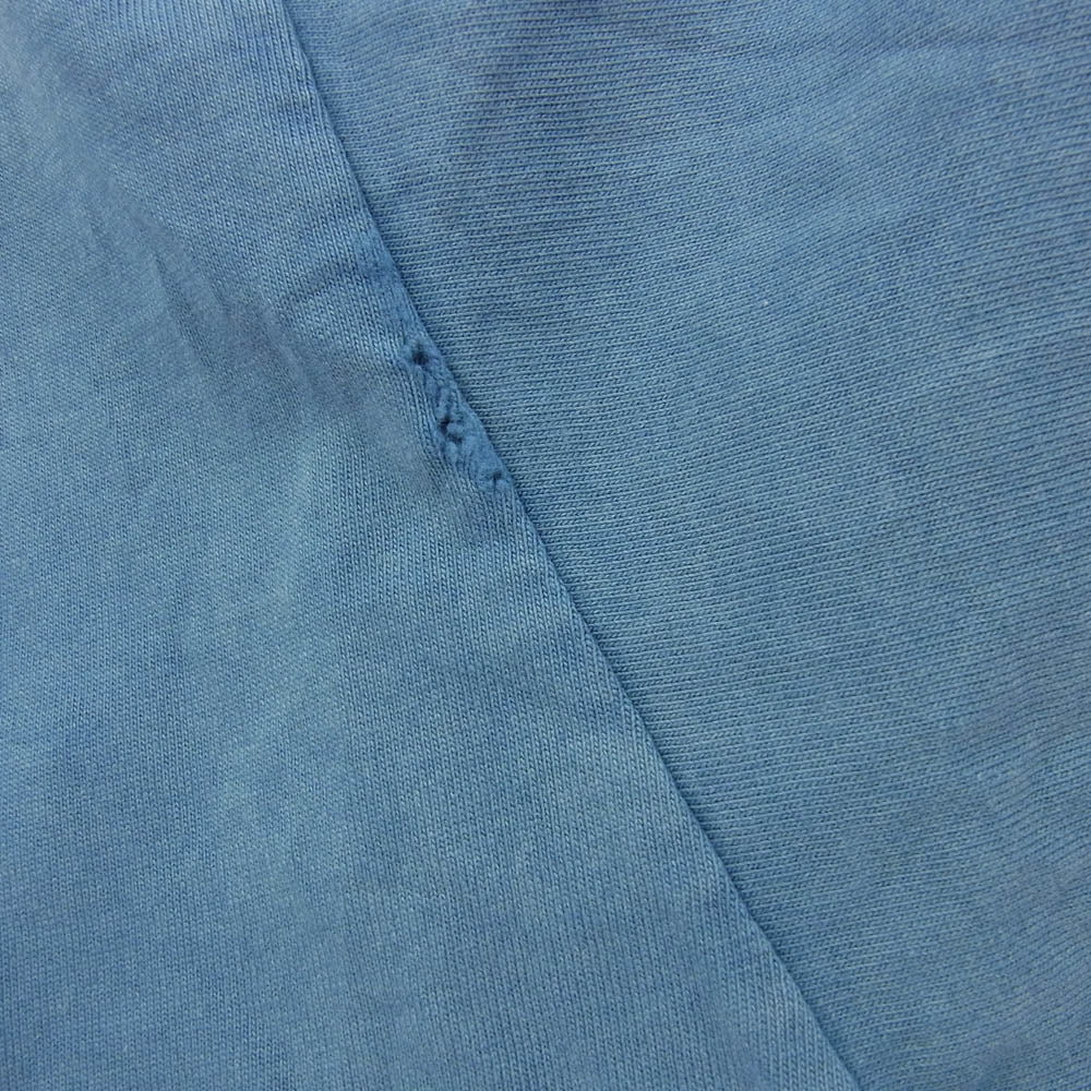 BALENCIAGA バレンシアガ 24SS 739028 TQV01 Paris Moon Oversized Tee パリ ユーズド加工 ロゴ オーバーサイズ Tシャツ 半袖 ブルー系 4【中古】