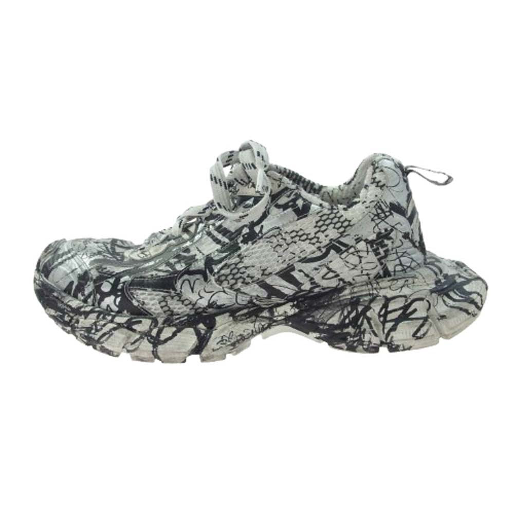 BALENCIAGA バレンシアガ 734734 3XL EXTREME GRAFFITI エクストリームグラフィティ グラフィックプリント ローカットスニーカー グレー系 28.5cm【中古】