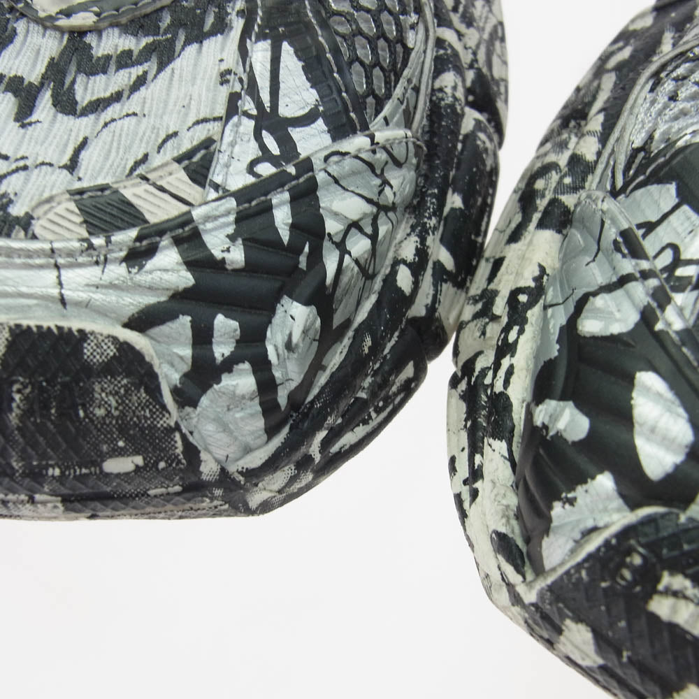 BALENCIAGA バレンシアガ 734734 3XL EXTREME GRAFFITI エクストリームグラフィティ グラフィックプリント ローカットスニーカー グレー系 28.5cm【中古】