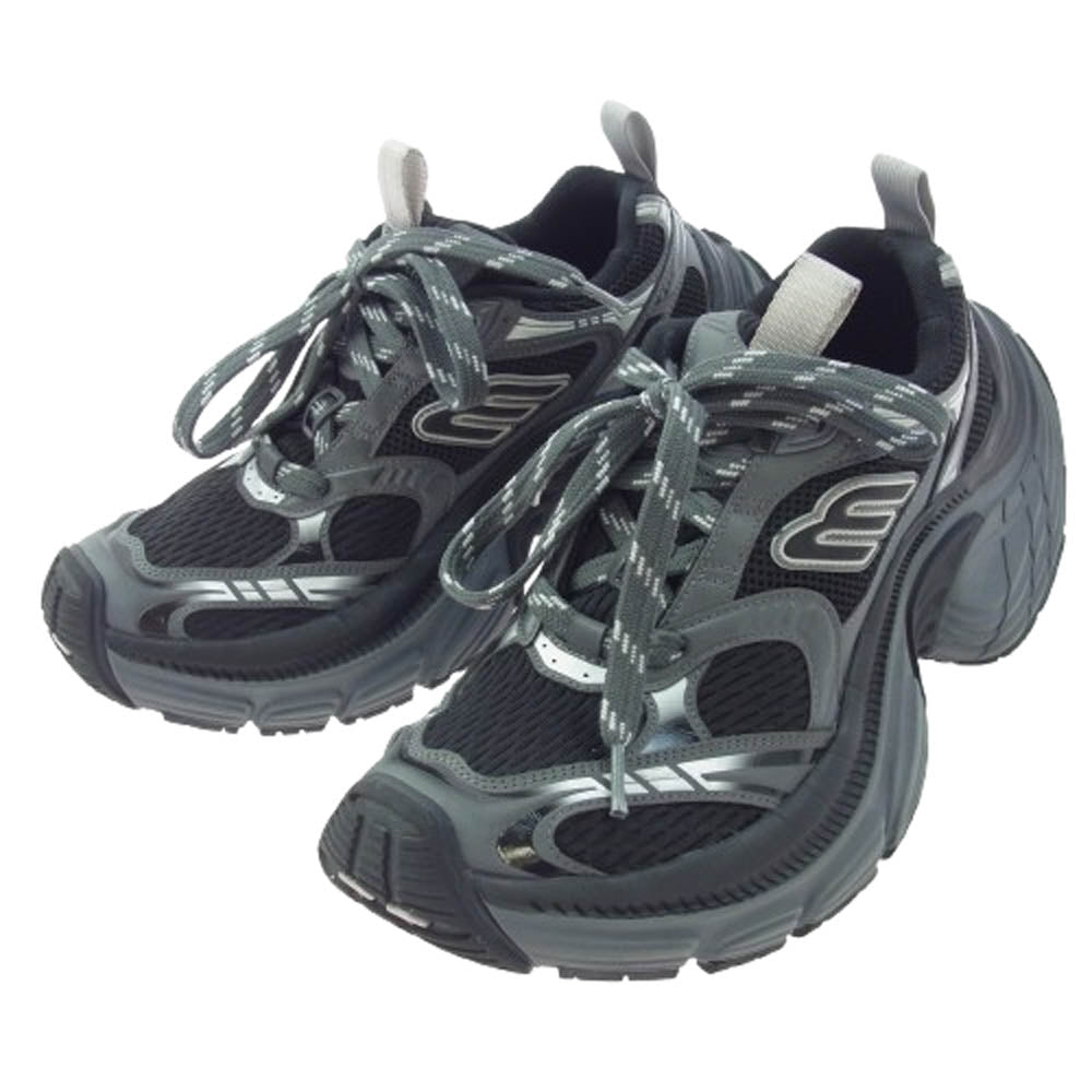 BALENCIAGA バレンシアガ 815859 6XL W 1012 PIOMBO メッシュ ローカット スニーカー ブラック系 27cm【中古】