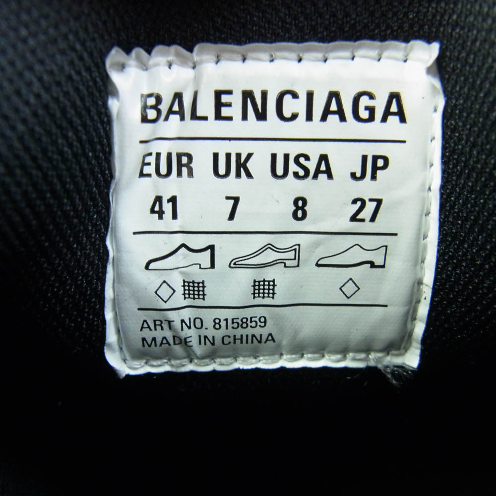 BALENCIAGA バレンシアガ 815859 6XL W 1012 PIOMBO メッシュ ローカット スニーカー ブラック系 27cm【中古】