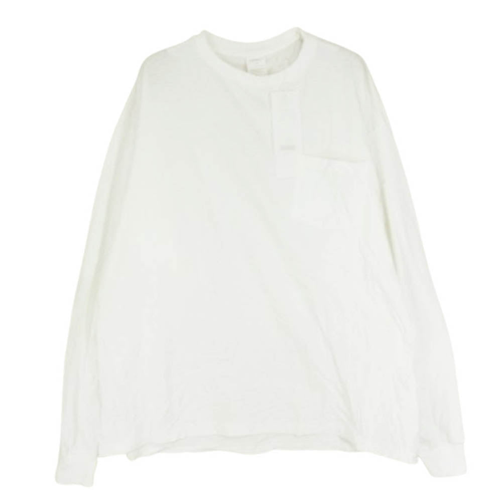 COMOLI コモリ 25SS B01-05019 サープラス ポケット付き 長袖 シャツ ホワイト系 4【中古】