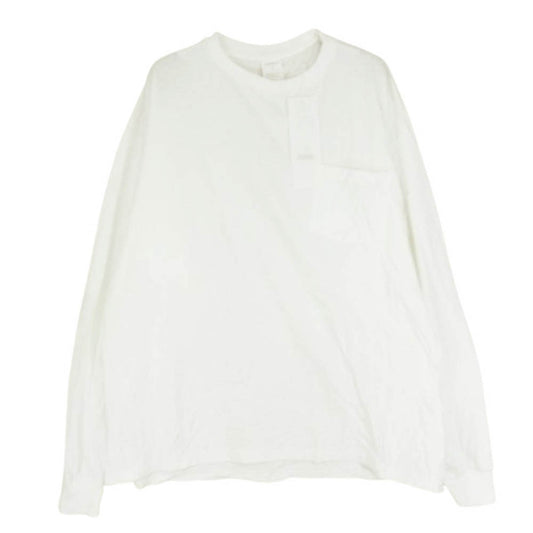 COMOLI コモリ 25SS B01-05019 サープラス ポケット付き 長袖 シャツ ホワイト系 4【中古】