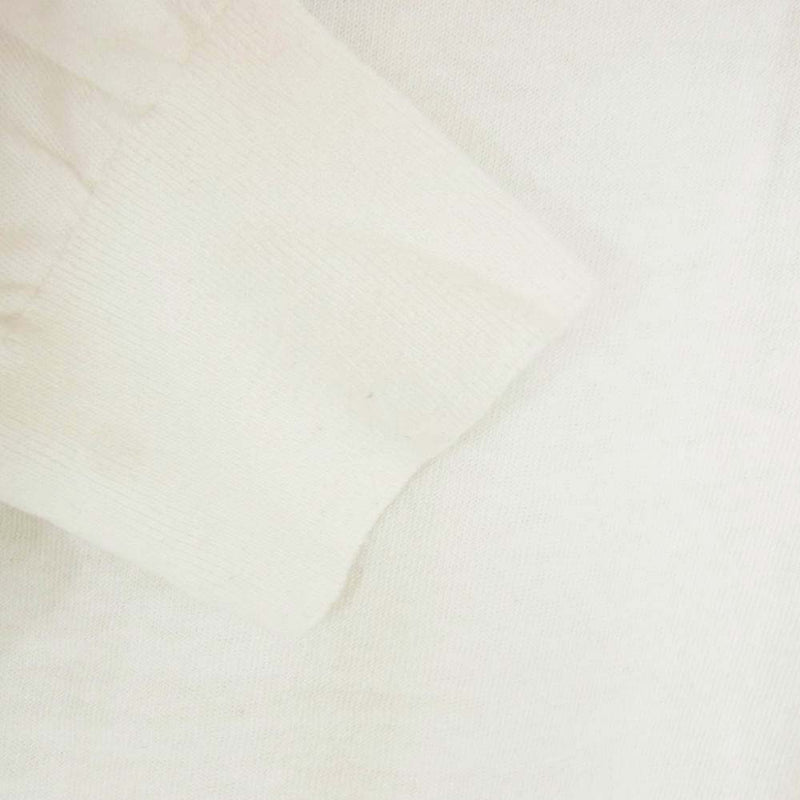 COMOLI コモリ 24SS Z01-06011 コットン クルーネック ニット ホワイト系 F