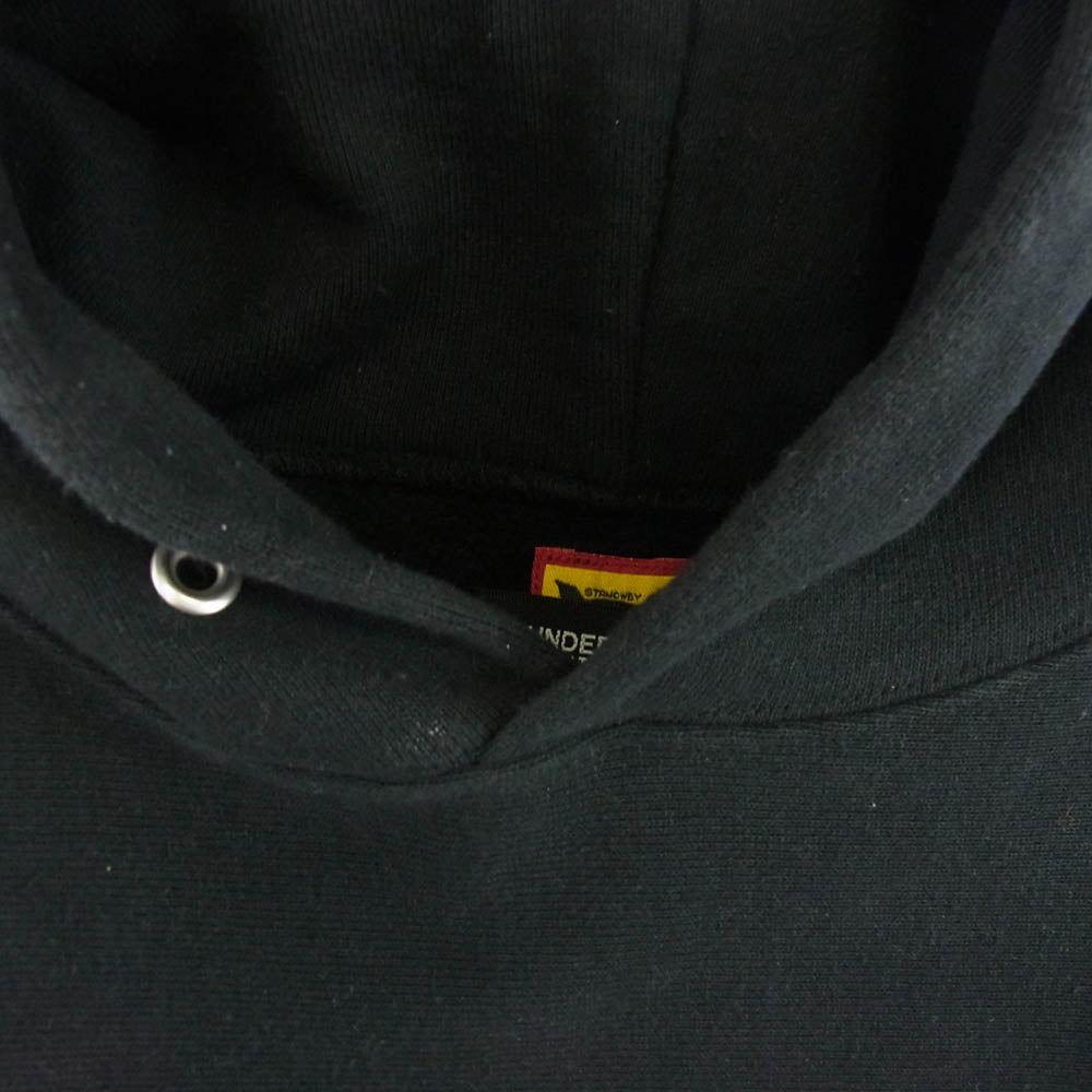 UNDERCOVER アンダーカバー UC1B9805 × HUMAN MADE ヒューマンメイド HOODIE LO2 VERDY LOGO ラストオージー 2 ロゴ スウェット パーカー ブラック系 L【中古】