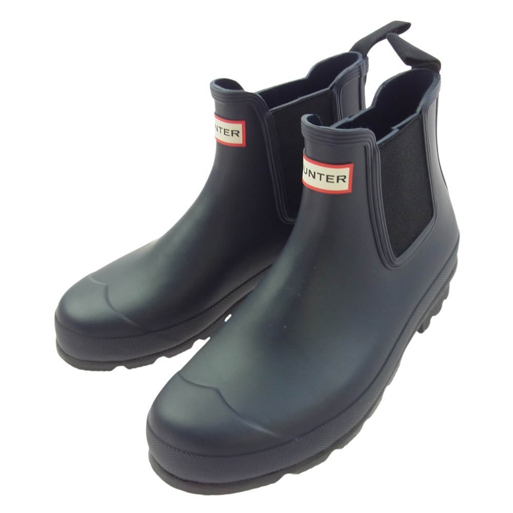 HUNTER ハンター MFS9021RBS M ORG CHELSEA DARK SOLE RMA チェルシーブーツ レインシューズ ブラック系 UK8【中古】