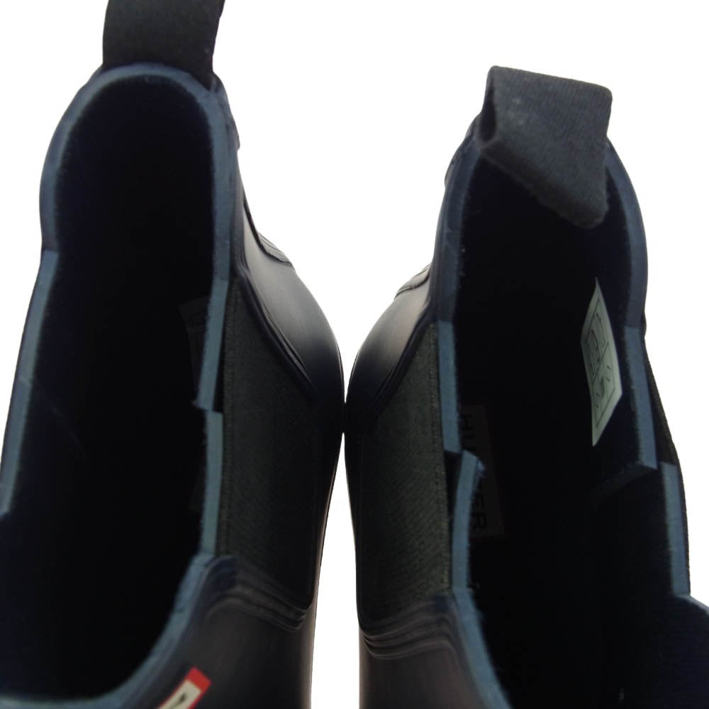 HUNTER ハンター MFS9021RBS M ORG CHELSEA DARK SOLE RMA チェルシーブーツ レインシューズ ブラック系 UK8【中古】