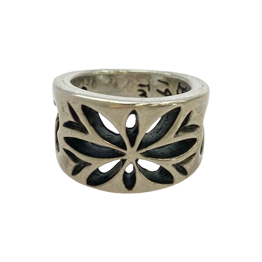 BILL WALL LEATHER ビルウォールレザー Compass Rose コンパス ローズ リング シルバー系 7号【中古】