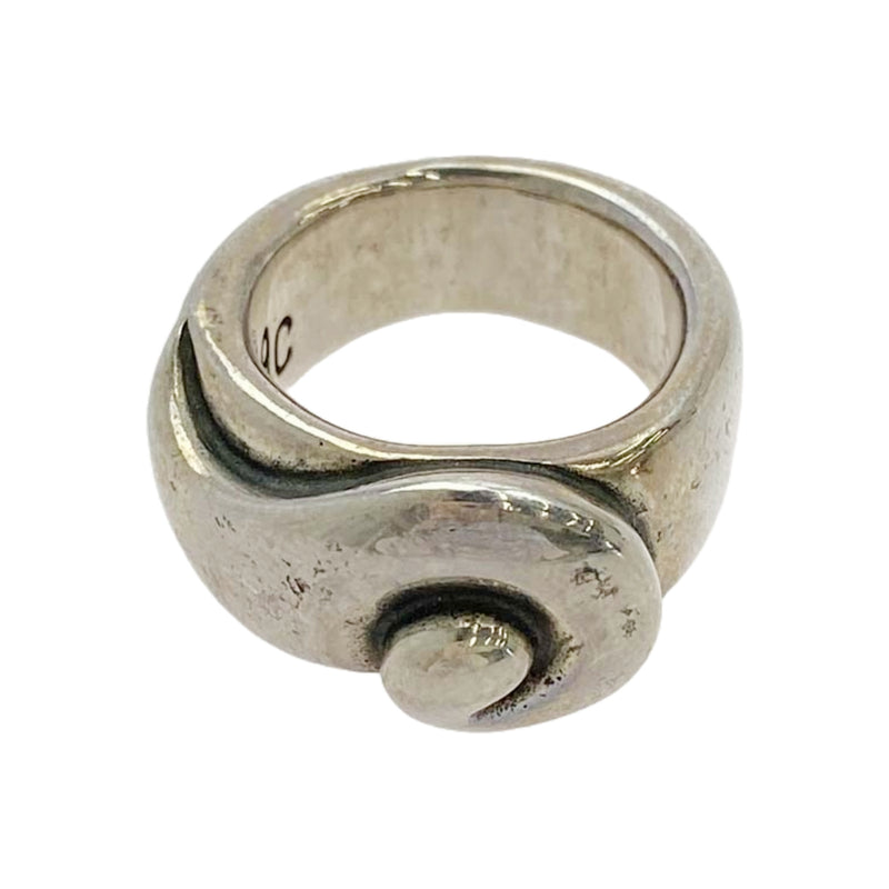 BILL WALL LEATHER ビルウォールレザー NAC Wave ウェーブ リング シルバー系 12号【中古】