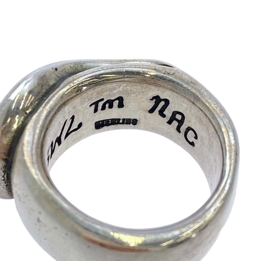BILL WALL LEATHER ビルウォールレザー NAC Wave ウェーブ リング シルバー系 12号【中古】