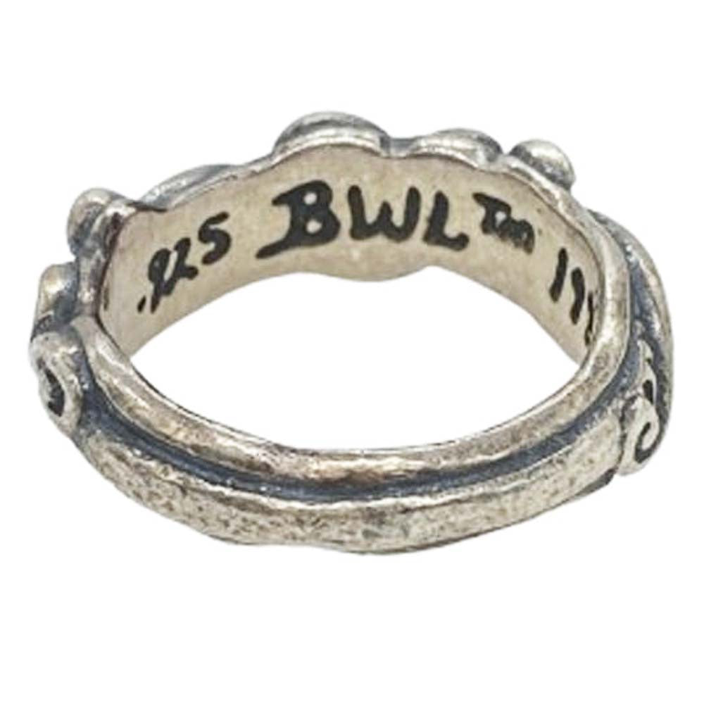 BILL WALL LEATHER ビルウォールレザー Wave ウェーブ リング シルバー系 16号【中古】