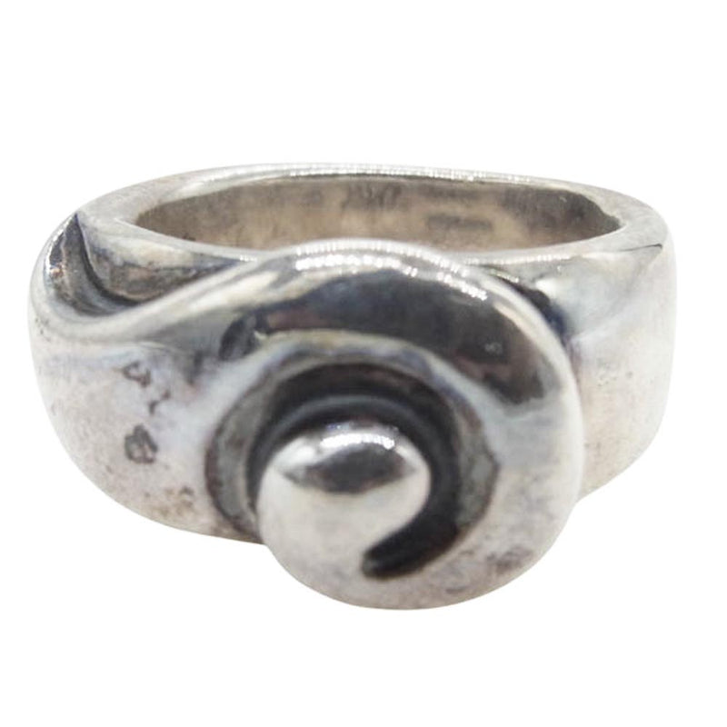 BILL WALL LEATHER ビルウォールレザー NAC Scrall ウェーブ リング シルバー系 17号【中古】