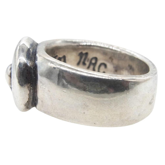 BILL WALL LEATHER ビルウォールレザー NAC Scrall ウェーブ リング シルバー系 17号【中古】