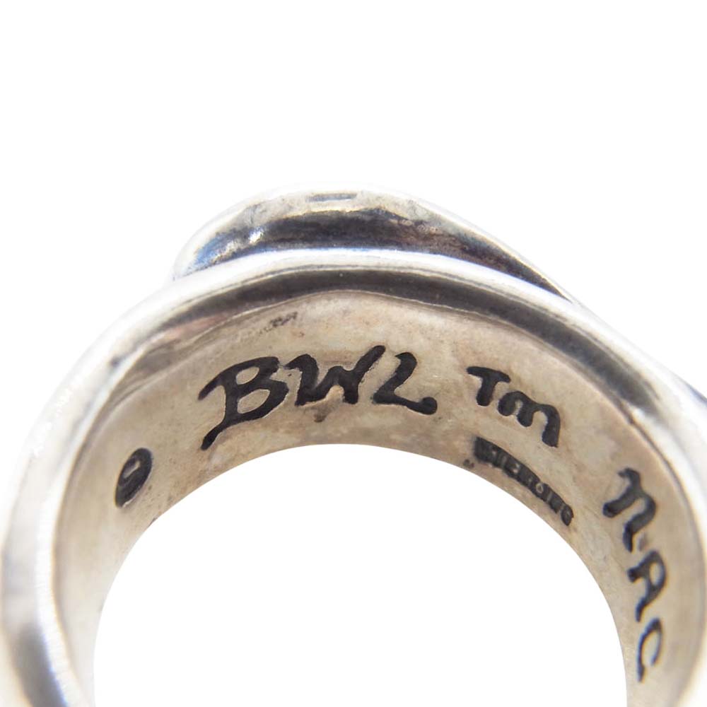 BILL WALL LEATHER ビルウォールレザー NAC Scrall ウェーブ リング シルバー系 17号【中古】